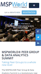 Mobile Screenshot of mspworldconference.com