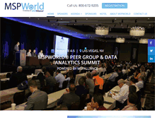 Tablet Screenshot of mspworldconference.com